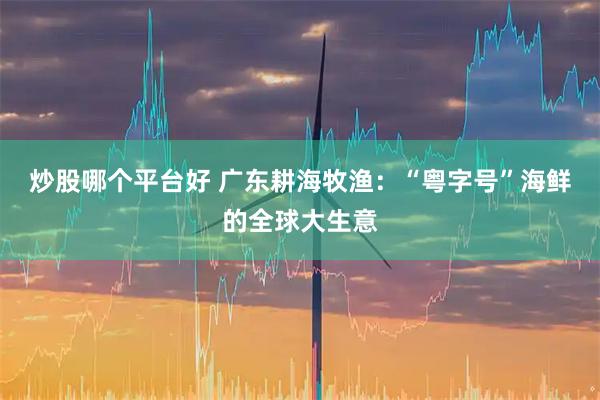 炒股哪个平台好 广东耕海牧渔：“粤字号”海鲜的全球大生意
