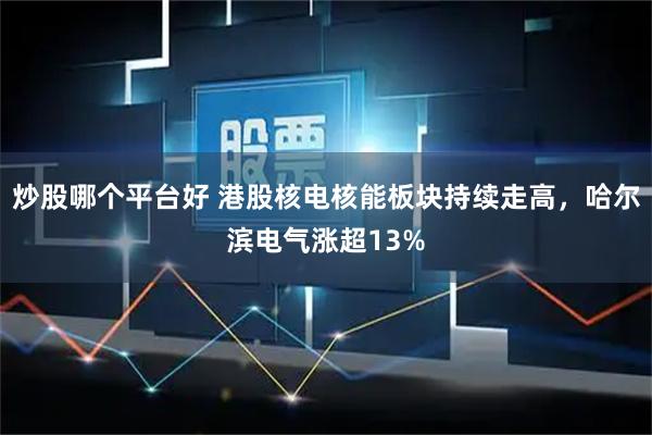炒股哪个平台好 港股核电核能板块持续走高，哈尔滨电气涨超13%